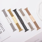 Cinturino per orologio in acciaio inossidabile a 6 catene, For Apple Watch 46mm / 49mm / 45mm / 44mm, For Apple Watch 42mm / 41mm / 40mm / 38mm