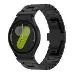 Pulsante di sgancio rapido a forma di H cinturino in acciaio inossidabile, For Samsung Galaxy Watch  7 / 6 / 5 / 4
