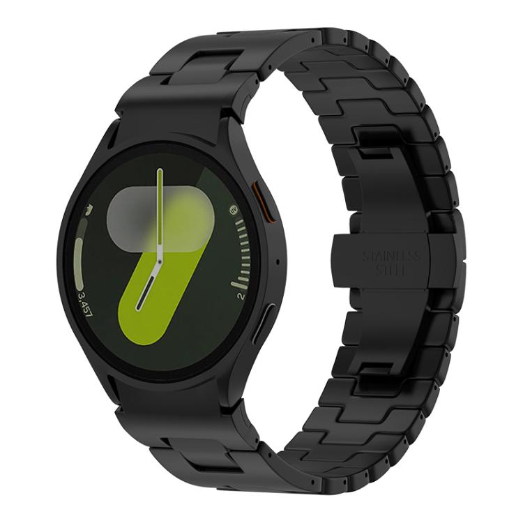 Pulsante di sgancio rapido a forma di H cinturino in acciaio inossidabile, For Samsung Galaxy Watch  7 / 6 / 5 / 4