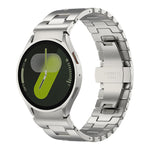 Pulsante di sgancio rapido a forma di H cinturino in acciaio inossidabile, For Samsung Galaxy Watch  7 / 6 / 5 / 4