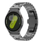 Pulsante di sgancio rapido a forma di H cinturino in acciaio inossidabile, For Samsung Galaxy Watch  7 / 6 / 5 / 4