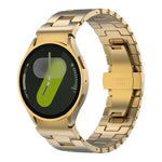 Pulsante di sgancio rapido a forma di H cinturino in acciaio inossidabile, For Samsung Galaxy Watch  7 / 6 / 5 / 4
