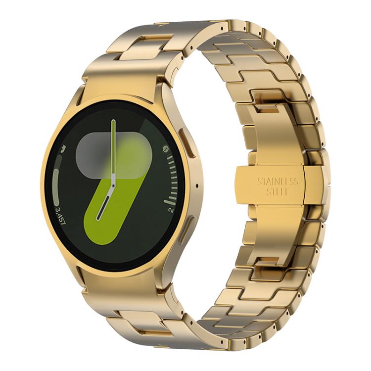 Pulsante di sgancio rapido a forma di H cinturino in acciaio inossidabile, For Samsung Galaxy Watch  7 / 6 / 5 / 4