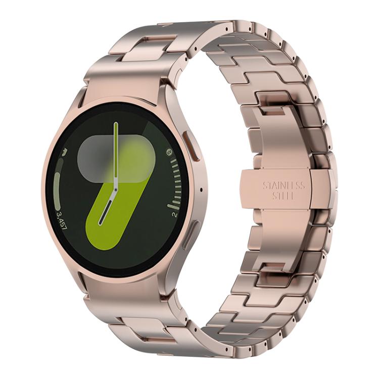 Pulsante di sgancio rapido a forma di H cinturino in acciaio inossidabile, For Samsung Galaxy Watch  7 / 6 / 5 / 4