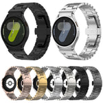 Pulsante di sgancio rapido a forma di H cinturino in acciaio inossidabile, For Samsung Galaxy Watch  7 / 6 / 5 / 4
