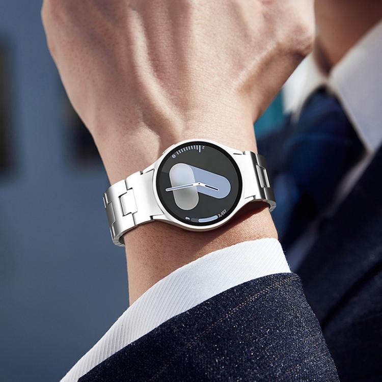 Pulsante di sgancio rapido a forma di H cinturino in acciaio inossidabile, For Samsung Galaxy Watch  7 / 6 / 5 / 4