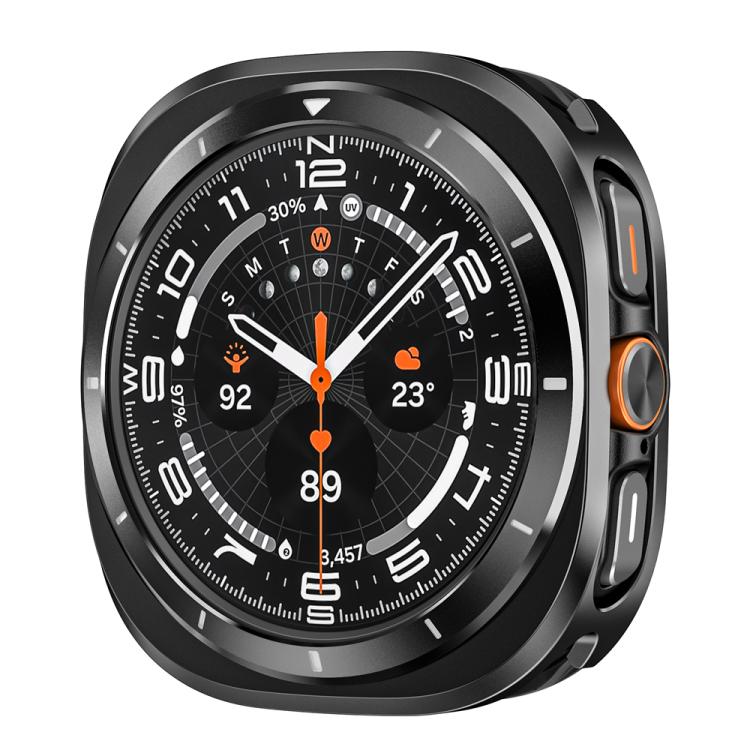 Custodia protettiva per orologio in lega di alluminio e metallo per PC, For Samsung Galaxy Watch Ultra 47mm / Ultra 2025