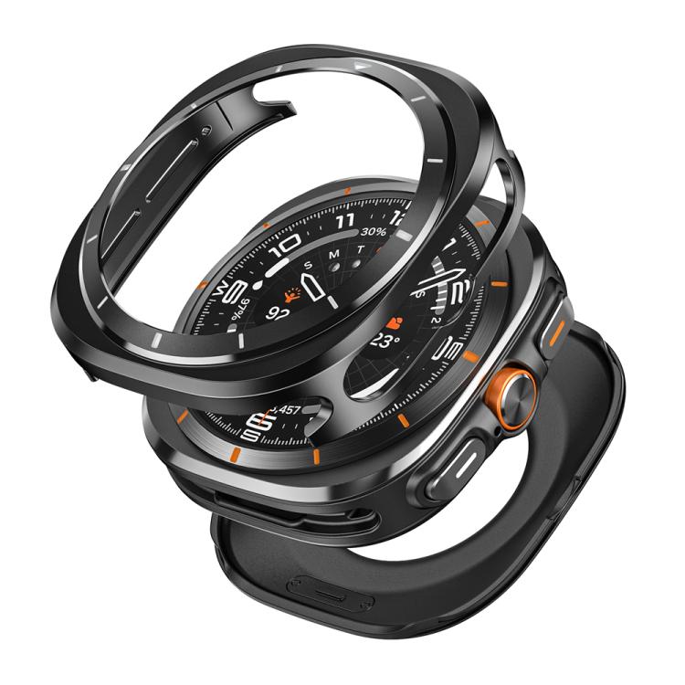 Custodia protettiva per orologio in lega di alluminio e metallo per PC, For Samsung Galaxy Watch Ultra 47mm / Ultra 2025