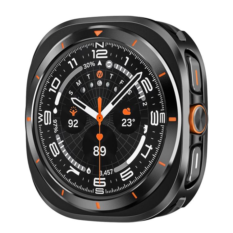 Custodia protettiva per orologio in lega di alluminio e metallo per PC, For Samsung Galaxy Watch Ultra 47mm / Ultra 2025