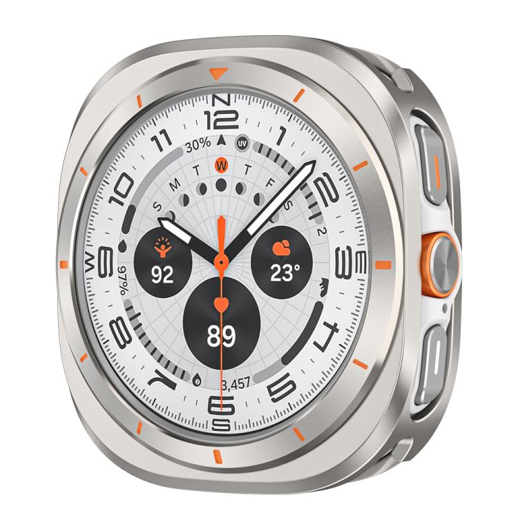 Custodia protettiva per orologio in lega di alluminio e metallo per PC, For Samsung Galaxy Watch Ultra 47mm / Ultra 2025