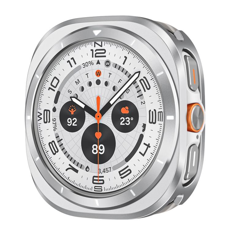 Custodia protettiva per orologio in lega di alluminio e metallo per PC, For Samsung Galaxy Watch Ultra 47mm / Ultra 2025