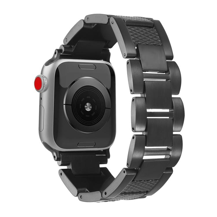 Cinturino per orologio in acciaio inossidabile Wave Thread a 3 perline, For Apple Watch 46mm / 49mm / 45mm / 44mm, For Apple Watch 42mm / 41mm / 40mm / 38mm