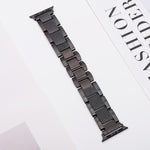 Cinturino per orologio in acciaio inossidabile Wave Thread a 3 perline, For Apple Watch 46mm / 49mm / 45mm / 44mm, For Apple Watch 42mm / 41mm / 40mm / 38mm