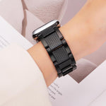 Cinturino per orologio in acciaio inossidabile Wave Thread a 3 perline, For Apple Watch 46mm / 49mm / 45mm / 44mm, For Apple Watch 42mm / 41mm / 40mm / 38mm