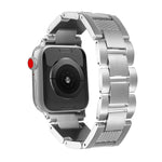 Cinturino per orologio in acciaio inossidabile Wave Thread a 3 perline, For Apple Watch 46mm / 49mm / 45mm / 44mm, For Apple Watch 42mm / 41mm / 40mm / 38mm