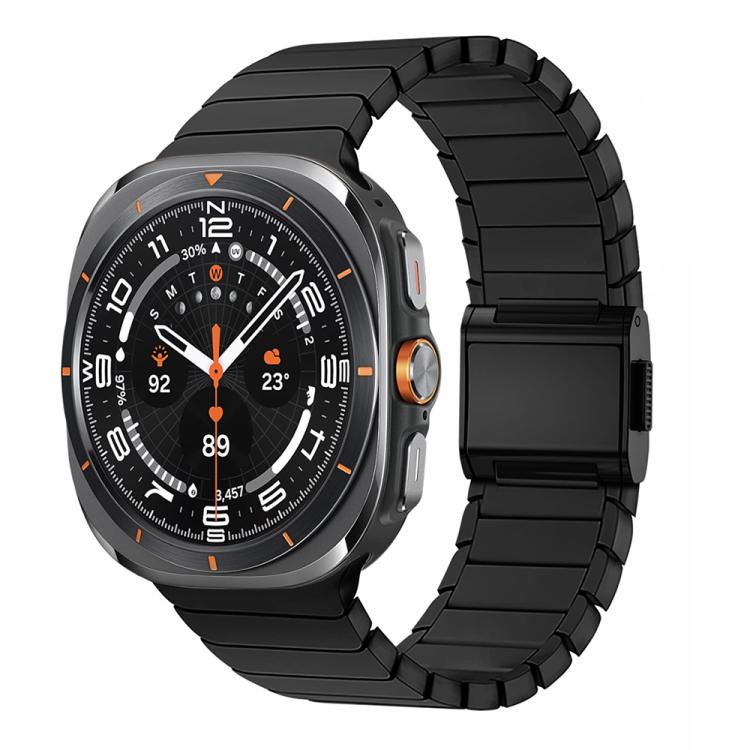 Cinturino per orologio in acciaio inossidabile con fibbia Norman Bamboo, For Samsung Galaxy Watch Ultra 47mm / Ultra 2025