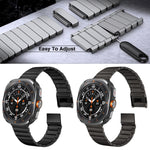 Cinturino per orologio in acciaio inossidabile con fibbia Norman Bamboo, For Samsung Galaxy Watch Ultra 47mm / Ultra 2025