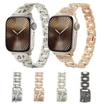 Cinturino per orologio in acciaio inossidabile con motivo a gatto con diamanti colorati, For Apple Watch 46mm / 49mm / 45mm / 44mm, For Apple Watch 42mm / 41mm / 40mm / 38mm