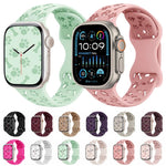 Cinturino per orologio in silicone con fibbia a farfalla a forma di zampa di cane, For Apple Watch 46mm / 49mm / 45mm / 44mm, For Apple Watch 42mm / 41mm / 40mm / 38mm