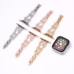 Fibbia per gioielli con fiocco in acciaio inossidabile, For Apple Watch 46mm / 49mm / 45mm / 44mm, For Apple Watch 42mm / 41mm / 40mm / 38mm