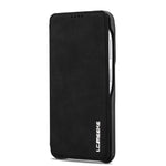 LC.IMEEKE Custodia per telefono in pelle a ribalta serie Hon Ancient, For Samsung Galaxy S26+ 5G, For Samsung Galaxy S26 Ultra 5G, For Samsung Galaxy S26 5G, For Samsung Galaxy S25 Ultra 5G
