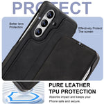 LC.IMEEKE Custodia per telefono in pelle a ribalta serie Hon Ancient, For Samsung Galaxy S26+ 5G, For Samsung Galaxy S26 Ultra 5G, For Samsung Galaxy S26 5G, For Samsung Galaxy S25 Ultra 5G