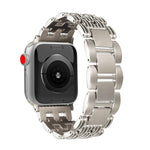Cinturino per orologio in acciaio inossidabile a cinque strisce, For Apple Watch 46mm / 49mm / 45mm / 44mm, For Apple Watch 42mm / 41mm / 40mm / 38mm