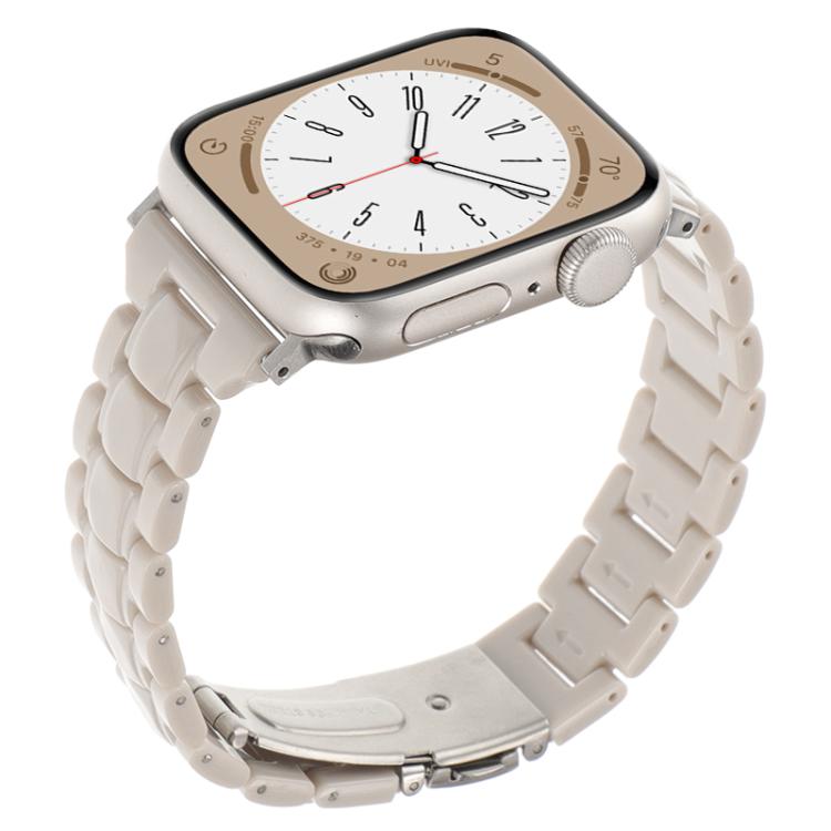 Cinturino per orologio in resina a tre perle con rombo a vita piccola, For Apple Watch 46mm / 49mm / 45mm / 44mm, For Apple Watch 42mm / 41mm / 40mm / 38mm