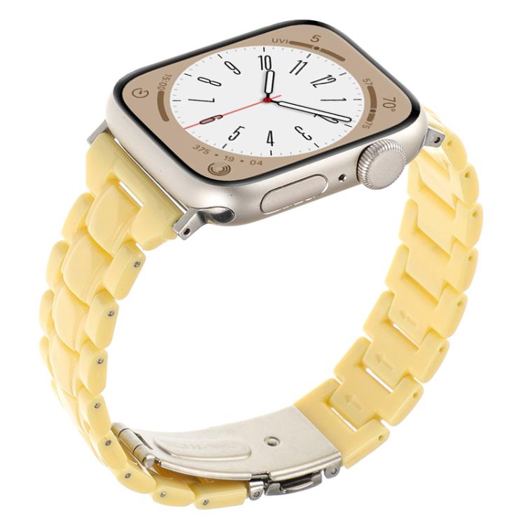 Cinturino per orologio in resina a tre perle con rombo a vita piccola, For Apple Watch 46mm / 49mm / 45mm / 44mm, For Apple Watch 42mm / 41mm / 40mm / 38mm