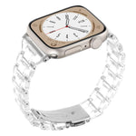 Cinturino per orologio in resina a tre perle con rombo a vita piccola, For Apple Watch 46mm / 49mm / 45mm / 44mm, For Apple Watch 42mm / 41mm / 40mm / 38mm