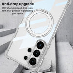 Custodia per telefono cellulare GKK Airbag a copertura totale per PC con supporto girevole, penna non inclusa, For Samsung Galaxy S26 Ultra 5G, For Samsung Galaxy S25 Ultra 5G