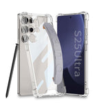 Custodia per telefono con cinturino in silicone per airbag GKK, penna non inclusa, For Samsung Galaxy S26 Ultra 5G, For Samsung Galaxy S25 Ultra 5G