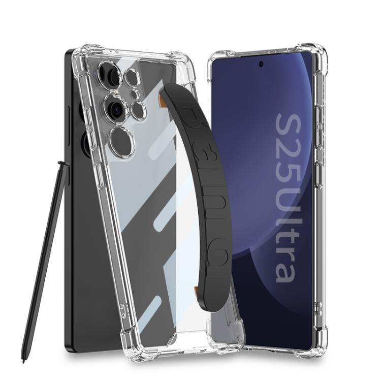 Custodia per telefono con cinturino in silicone per airbag GKK, penna non inclusa, For Samsung Galaxy S26 Ultra 5G, For Samsung Galaxy S25 Ultra 5G