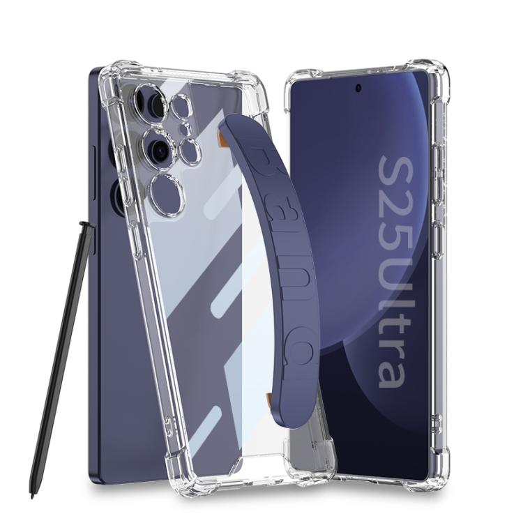 Custodia per telefono con cinturino in silicone per airbag GKK, penna non inclusa, For Samsung Galaxy S26 Ultra 5G, For Samsung Galaxy S25 Ultra 5G