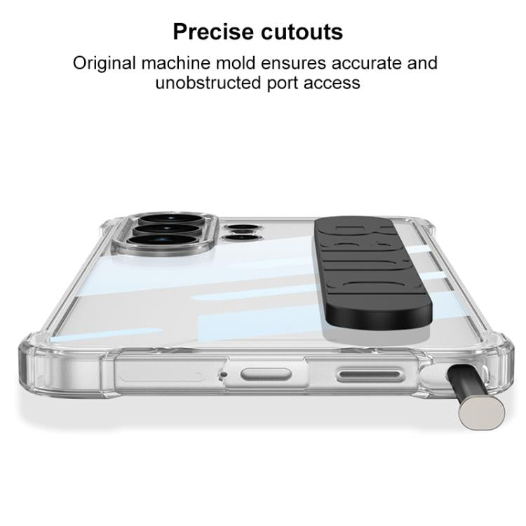 Custodia per telefono con cinturino in silicone per airbag GKK, penna non inclusa, For Samsung Galaxy S26 Ultra 5G, For Samsung Galaxy S25 Ultra 5G