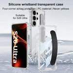 Custodia per telefono con cinturino in silicone per airbag GKK, penna non inclusa, For Samsung Galaxy S26 Ultra 5G, For Samsung Galaxy S25 Ultra 5G