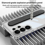 Custodia per telefono con cinturino in silicone per airbag GKK, penna non inclusa, For Samsung Galaxy S26 Ultra 5G, For Samsung Galaxy S25 Ultra 5G