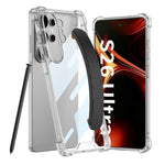 Custodia per telefono con cinturino in silicone per airbag GKK, penna non inclusa, For Samsung Galaxy S26 Ultra 5G, For Samsung Galaxy S25 Ultra 5G