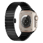 Cinturino per orologio in lega di titanio con chiusura a farfalla e una perlina, For Apple Watch 46mm / 49mm / 45mm / 44mm