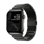 Cinturino per orologio in acciaio inossidabile con chiusura Norman Clasp One-Bead, For Apple Watch 46mm / 49mm / 45mm / 44mm