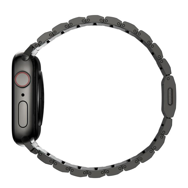 Cinturino per orologio in acciaio inossidabile con chiusura Norman Clasp One-Bead, For Apple Watch 46mm / 49mm / 45mm / 44mm