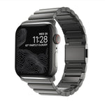 Cinturino per orologio in acciaio inossidabile con chiusura Norman Clasp One-Bead, For Apple Watch 46mm / 49mm / 45mm / 44mm