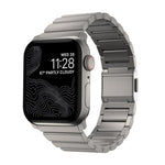 Cinturino per orologio in acciaio inossidabile con chiusura Norman Clasp One-Bead, For Apple Watch 46mm / 49mm / 45mm / 44mm