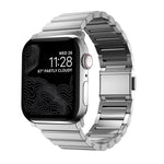 Cinturino per orologio in acciaio inossidabile con chiusura Norman Clasp One-Bead, For Apple Watch 46mm / 49mm / 45mm / 44mm