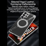 Custodia per telefono MagSafe smontabile a forma di Z in pelle galvanica GKK, penna non inclusa, For Samsung Galaxy S26 Ultra 5G, For Samsung Galaxy S25 Ultra 5G
