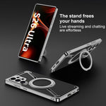 Custodia per telefono MagSafe smontabile a forma di Z in pelle galvanica GKK, penna non inclusa, For Samsung Galaxy S26 Ultra 5G, For Samsung Galaxy S25 Ultra 5G