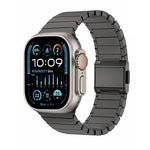 Cinturino per orologio in titanio puro con fibbia Norman Bamboo, For Apple Watch 46mm / 49mm / 45mm / 44mm