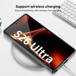 Custodia per telefono con copertura completa in pelle e struttura in legno GKK Plating, For Samsung Galaxy S26 Ultra 5G, For Samsung Galaxy S25 Ultra 5G