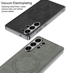 Custodia per telefono con rivestimento in pelle GKK e MagSafe Frosted integrata, For Samsung Galaxy S26 Ultra 5G, For Samsung Galaxy S25 Ultra 5G