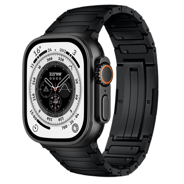 Cinturino per orologio in lega di titanio a sgancio rapido a forma di I integrato, For Apple Watch 46mm / 49mm / 45mm / 44mm